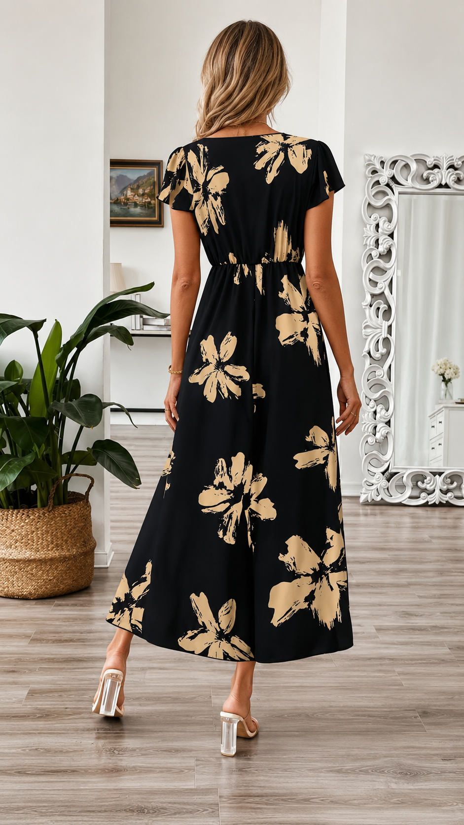 Odessa – elegante vestido de hojas