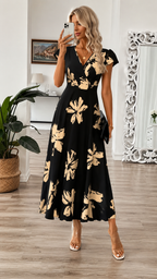 Odessa – elegante vestido de hojas
