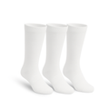 Calcetines Media Caña Pack 3 Blanco