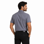 Camisa Wealth anti arrugas manga corta Gris
