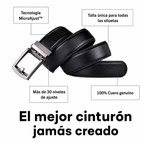 Cinturón de cuero Luxury Pack x2  Negro & cafe
