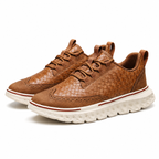 Zapatillas luxury Oxford Billonaire cuero cafe
