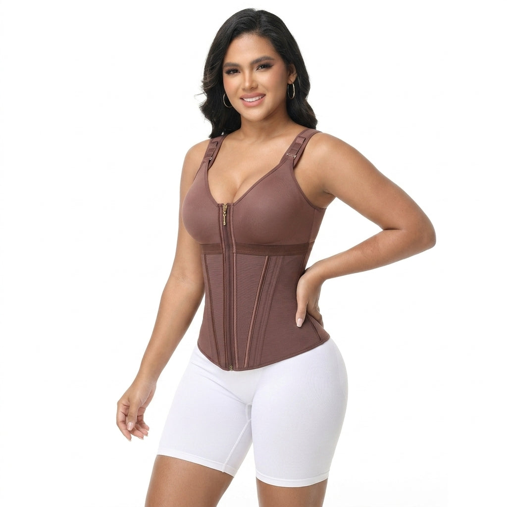 Faja control de abdomen y sujetador incorporado