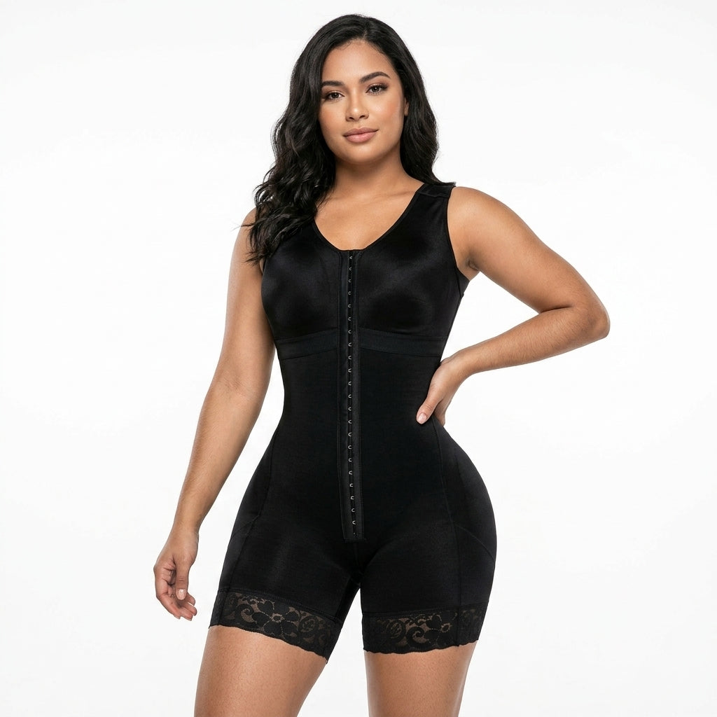 Faja de compresión doble de cuerpo completo etapa 2 con sujetador