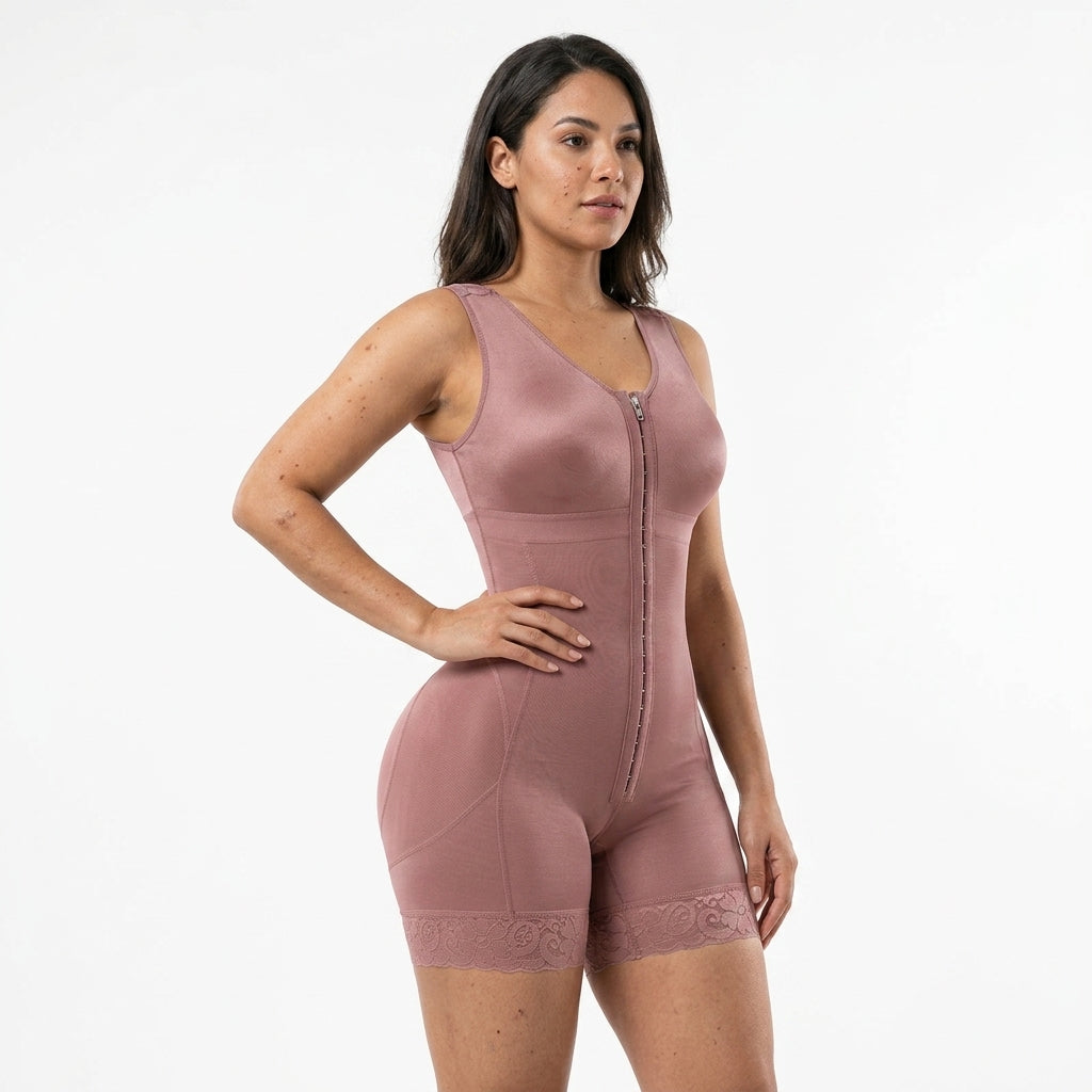 Faja de compresión doble de cuerpo completo etapa 2 con sujetador