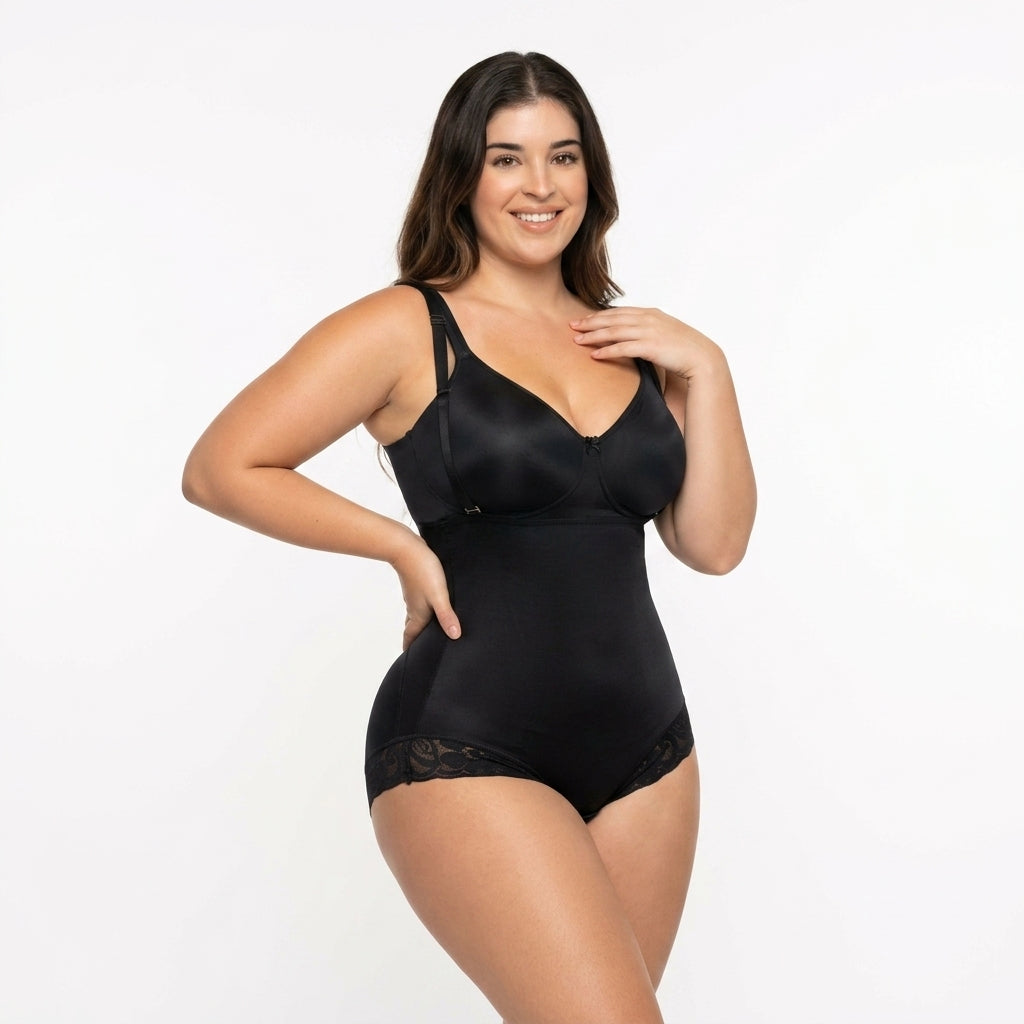 Fajas Control de Abdomen con Busto Abierto, Body Moldeador de Cuerpo y Figura para Mujer