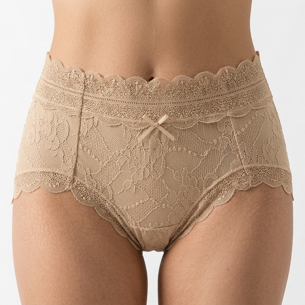 Ropa interior de encaje de seda para damas