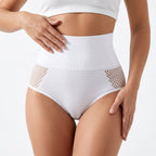 Pantie moldeador sin costuras para mujer, bragas caladas sexys de cintura alta
