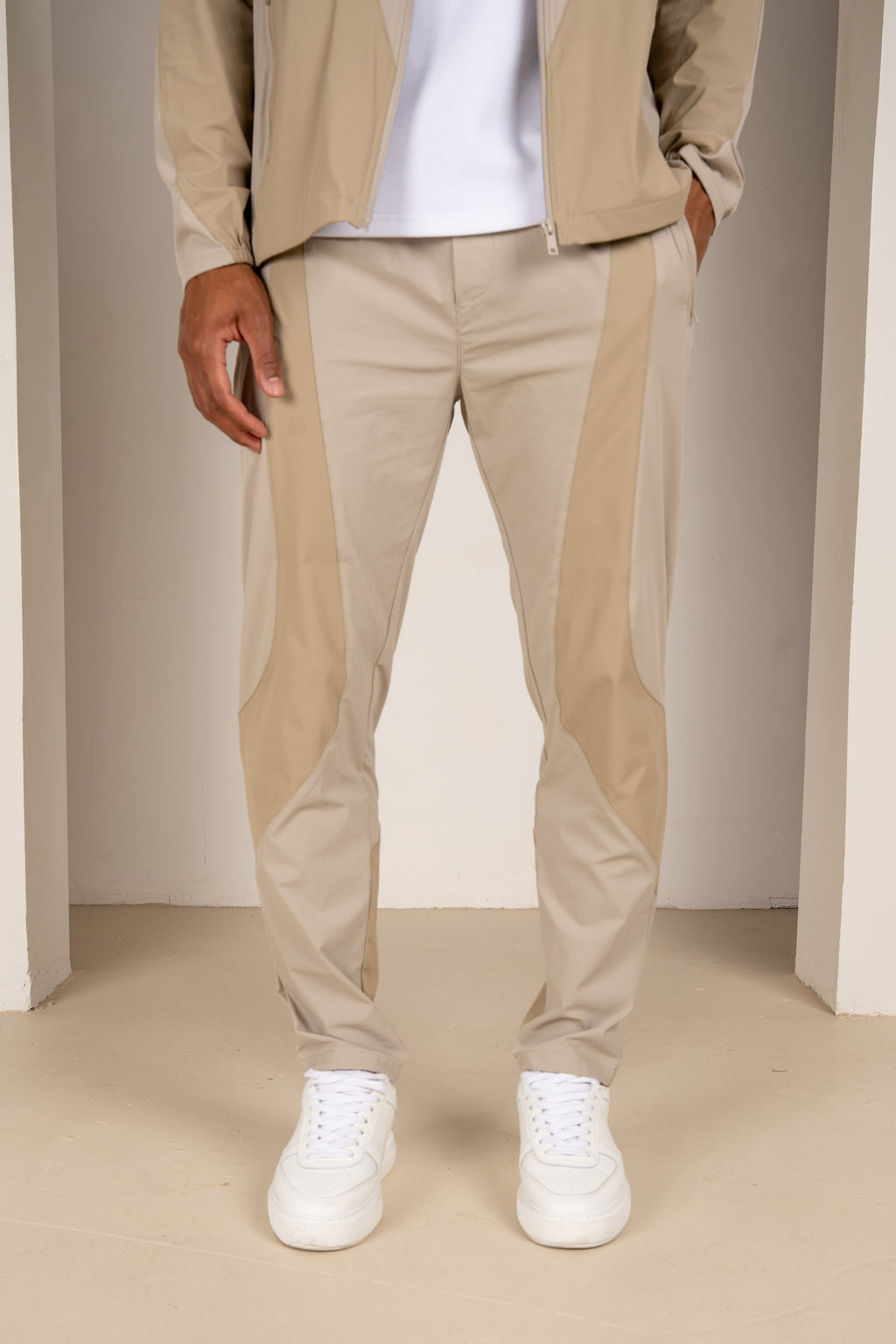 Pantalones Premium Technical V2 con Paneles - Piedra