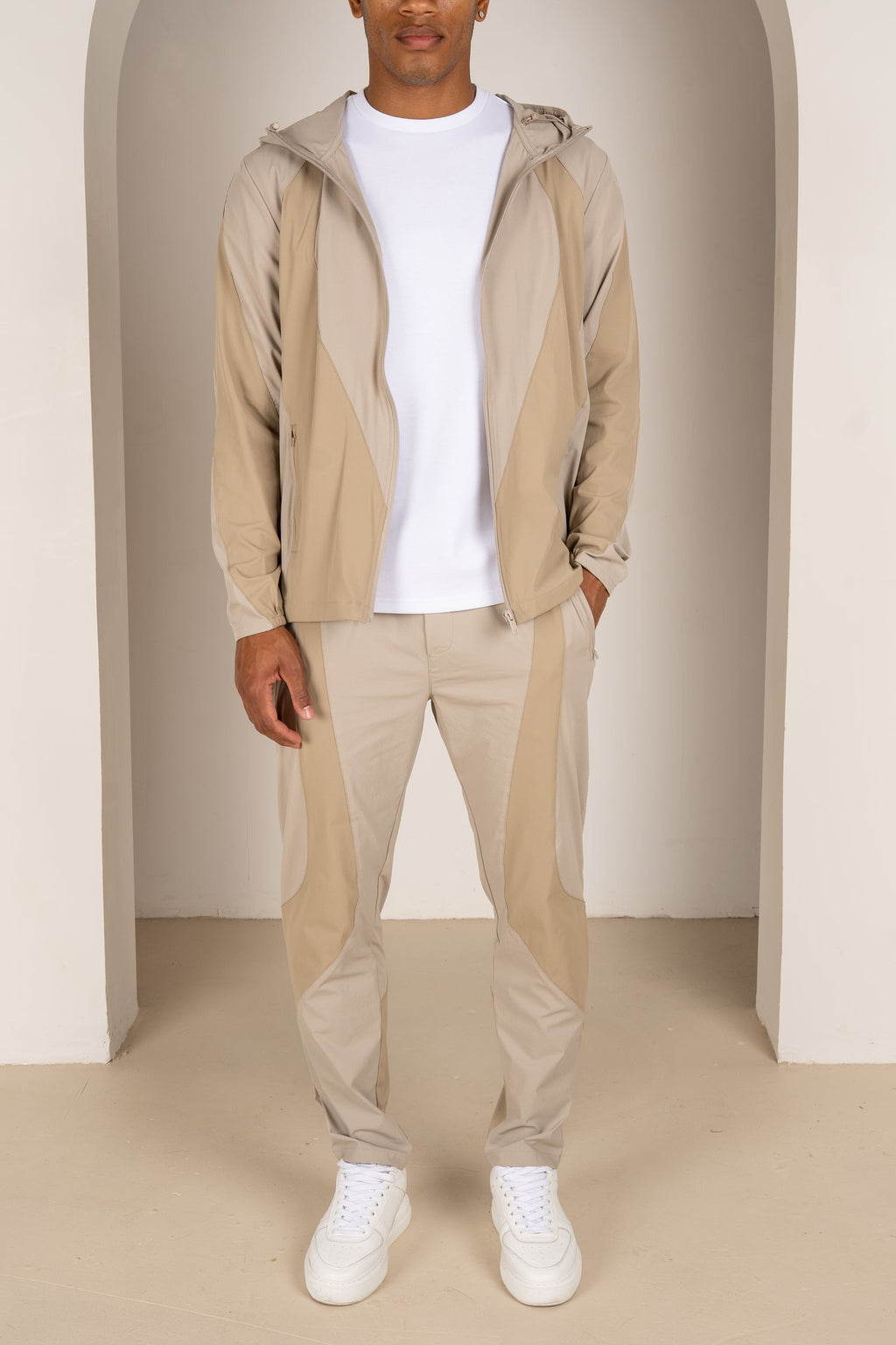 Pantalones Premium Technical V2 con Paneles - Piedra