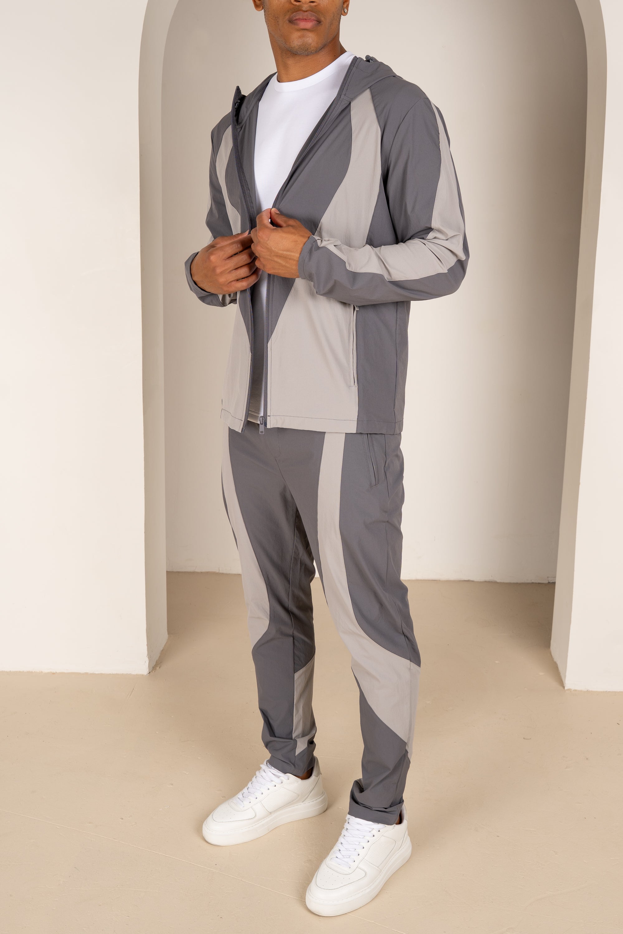 Pantalones Premium Technical V2 con paneles - Gris