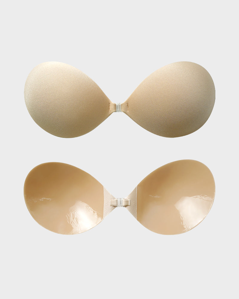 Sujetador push-up invisible adhesivo con cierre frontal (2 pares)