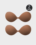 Sujetador push-up invisible adhesivo con cierre frontal (2 pares)