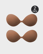 Sujetador push-up invisible adhesivo con cierre frontal (2 pares)