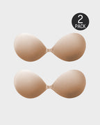 Sujetador push-up invisible adhesivo con cierre frontal (2 pares)