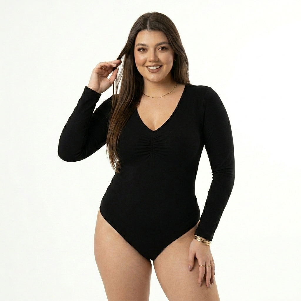 Body de manga larga con tanga - Paga 2 lleva 5