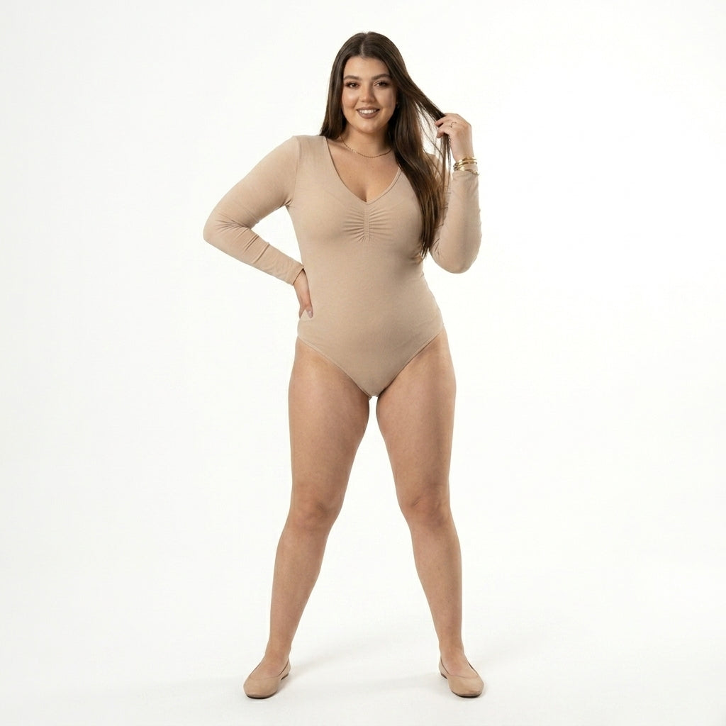 Body de manga larga con tanga - Paga 2 lleva 5