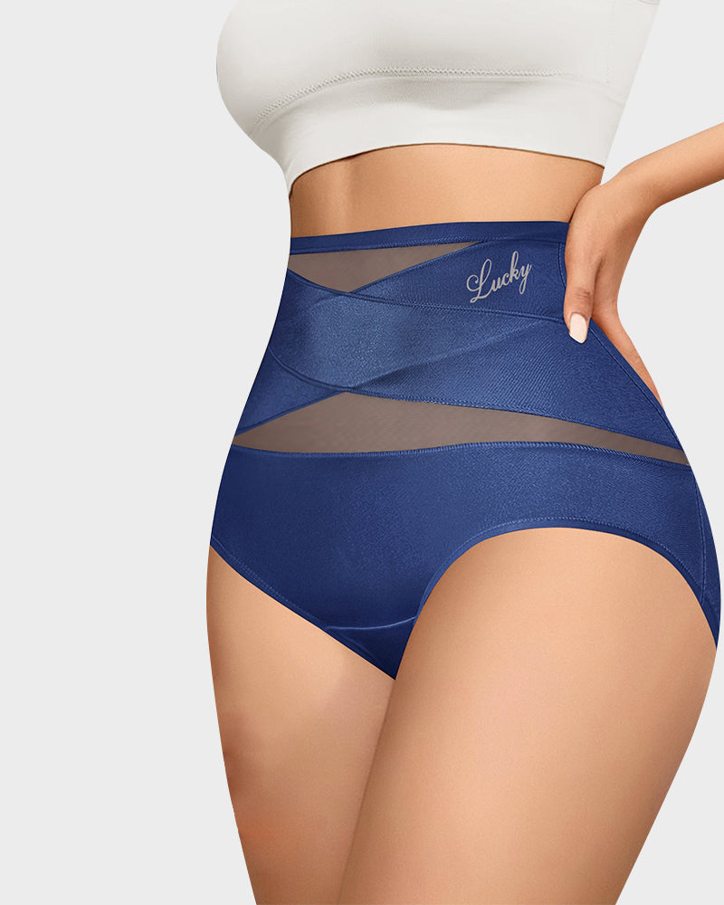 Braguitas moldeadoras sin costuras de talle alto con control de abdomen (paquete de 4/8)