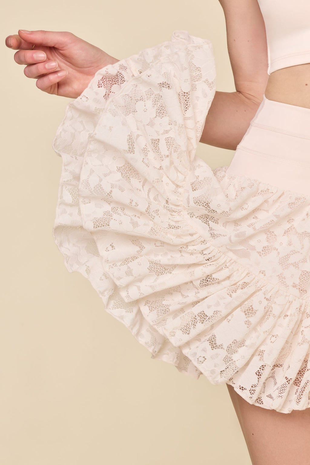 Lace Pirouette Skort - Tutu Pink