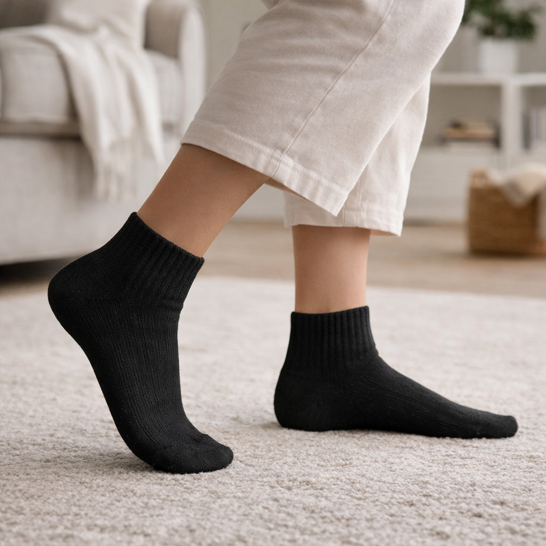 Calcetines Acolchados Pack 3 Negro