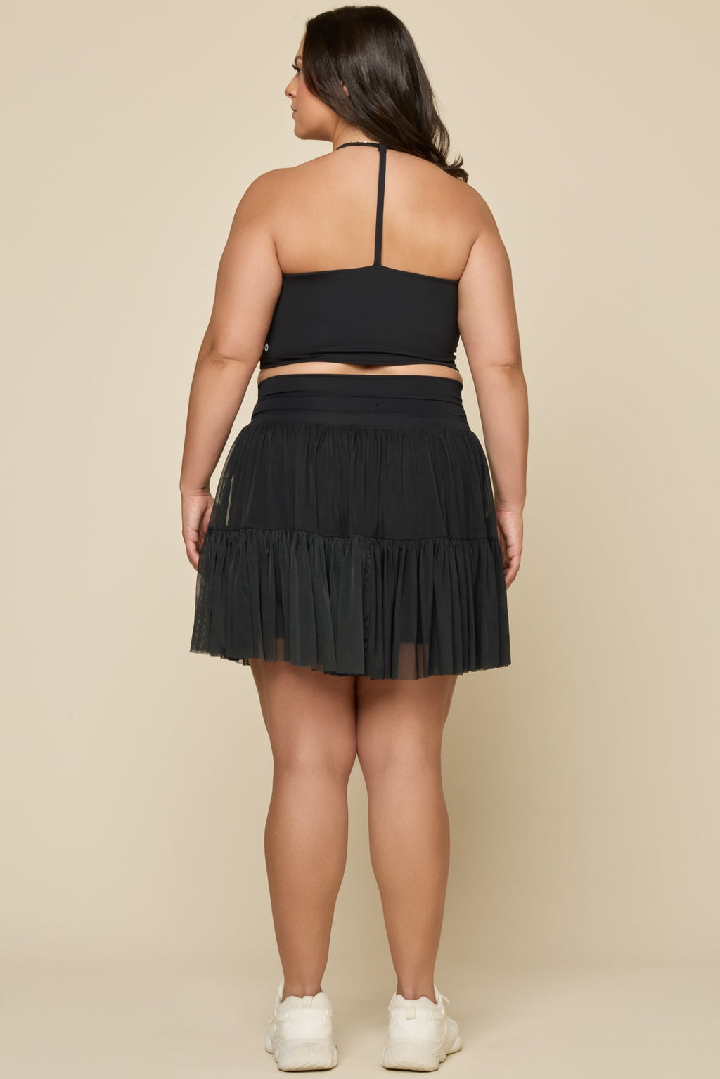 Falda con licra Brillare, control de abdomen y bolsillos