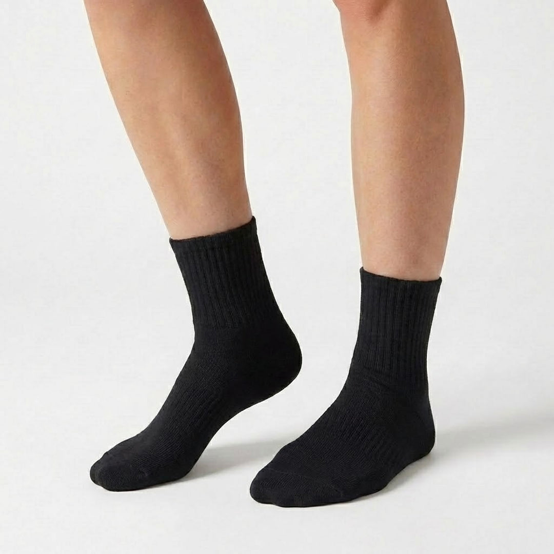 Calcetines Acolchados Pack 6 Negro