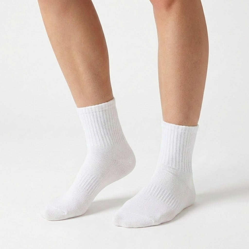 Calcetines Acolchados Pack 3 Blanco