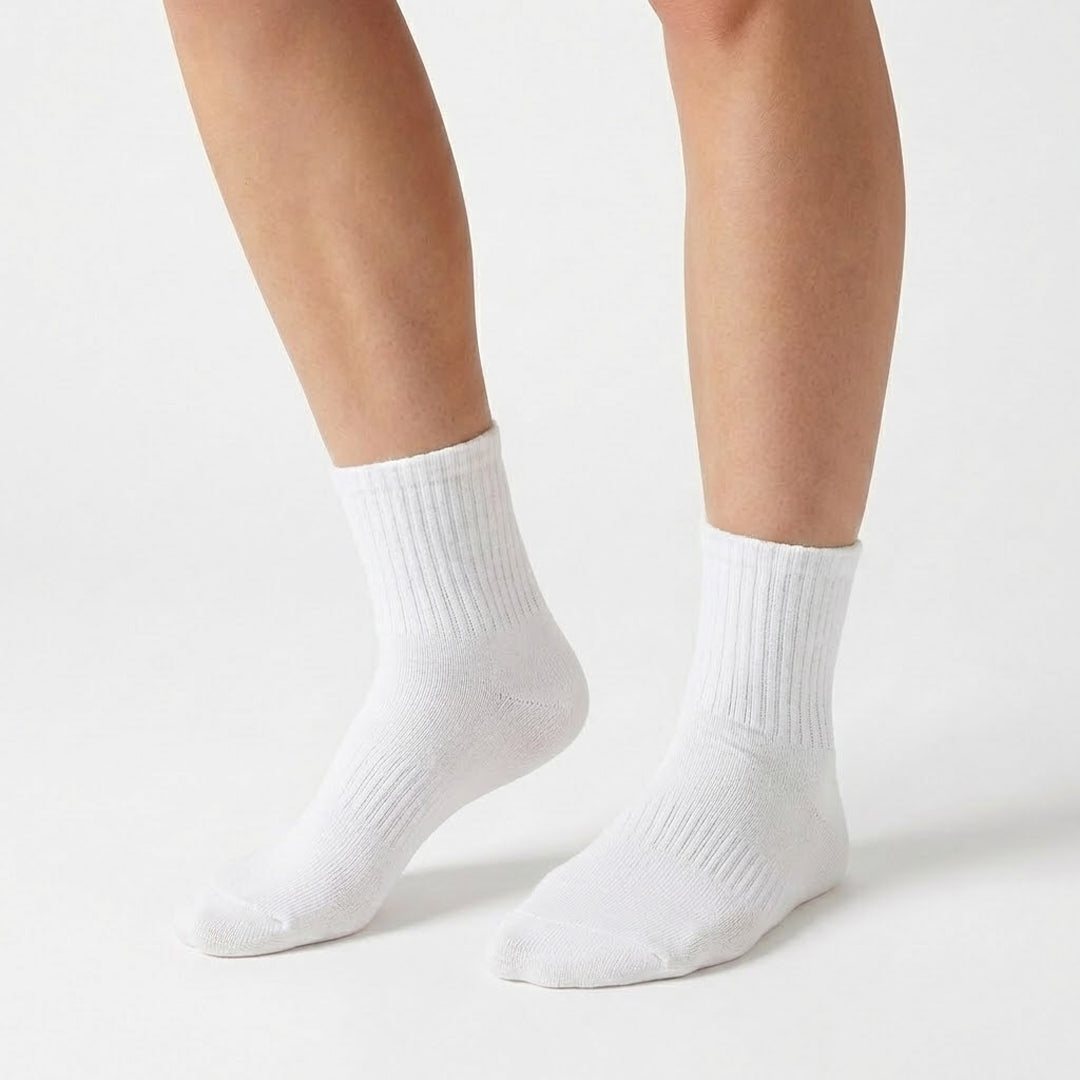 Calcetines Acolchados Pack 6 Blanco