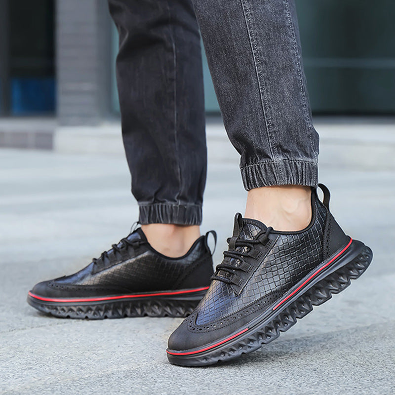 Zapatillas luxury Oxford Billonaire cuero negro