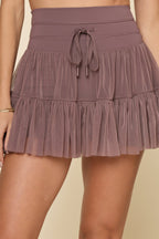 Falda con licra Brillare, control de abdomen y bolsillos