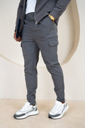 Premium Detail Cargo Pants V2 - Charcoal