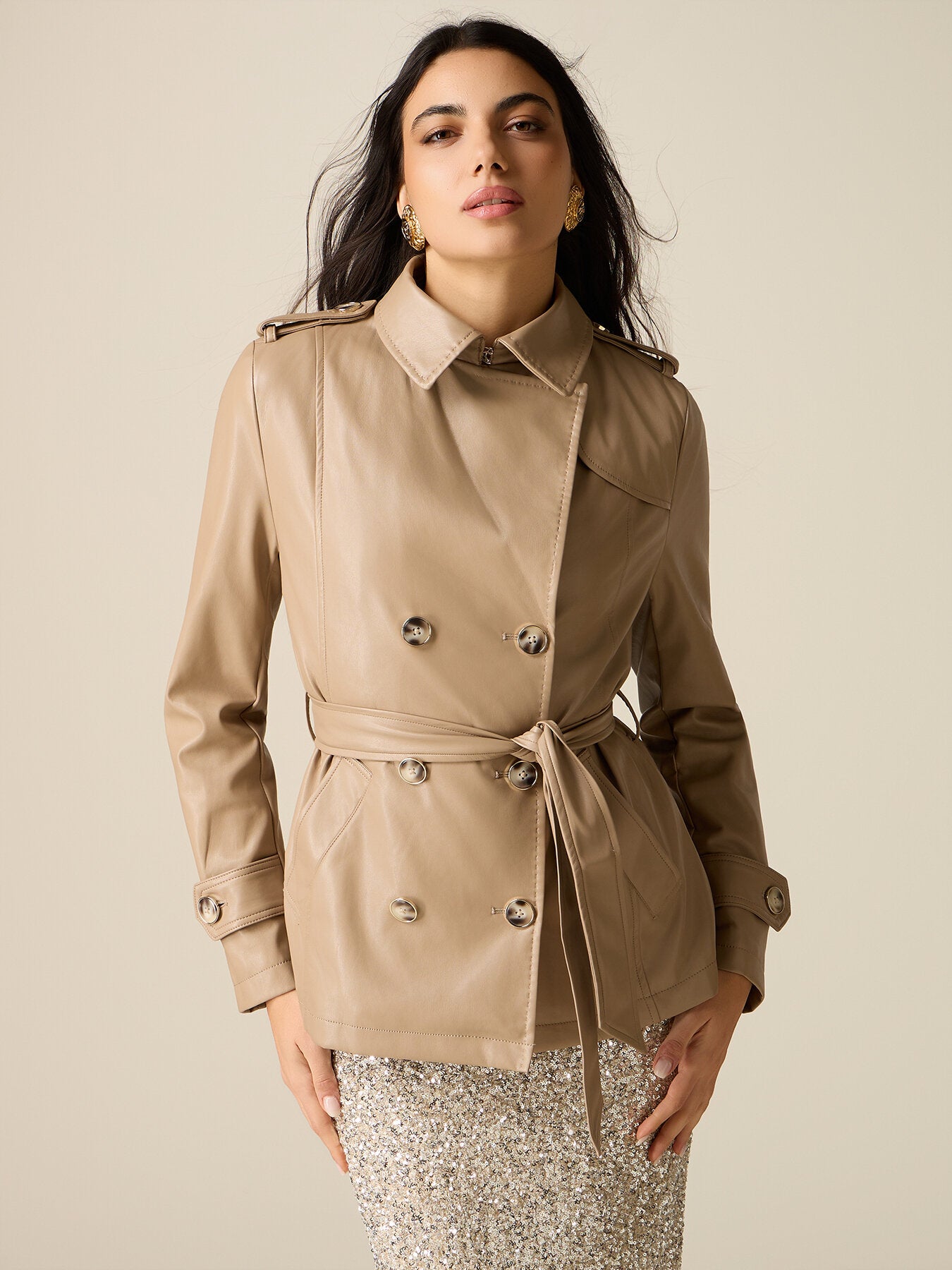 Gabardina elegante Estambul