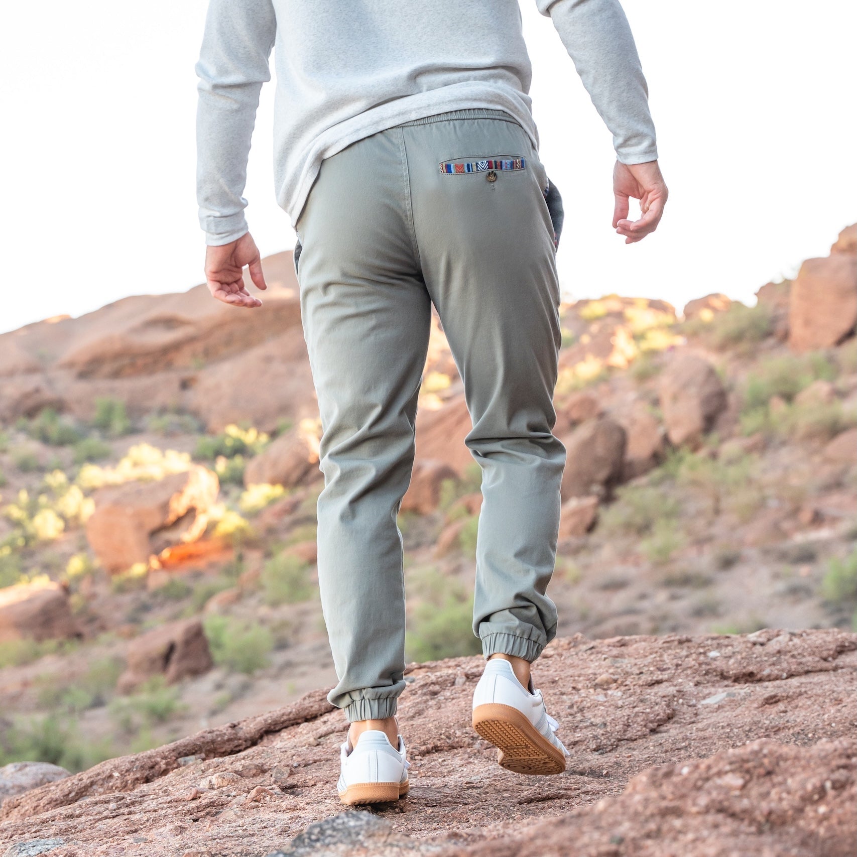 Jogger deportivo Brillare (elástico informal) - Ash