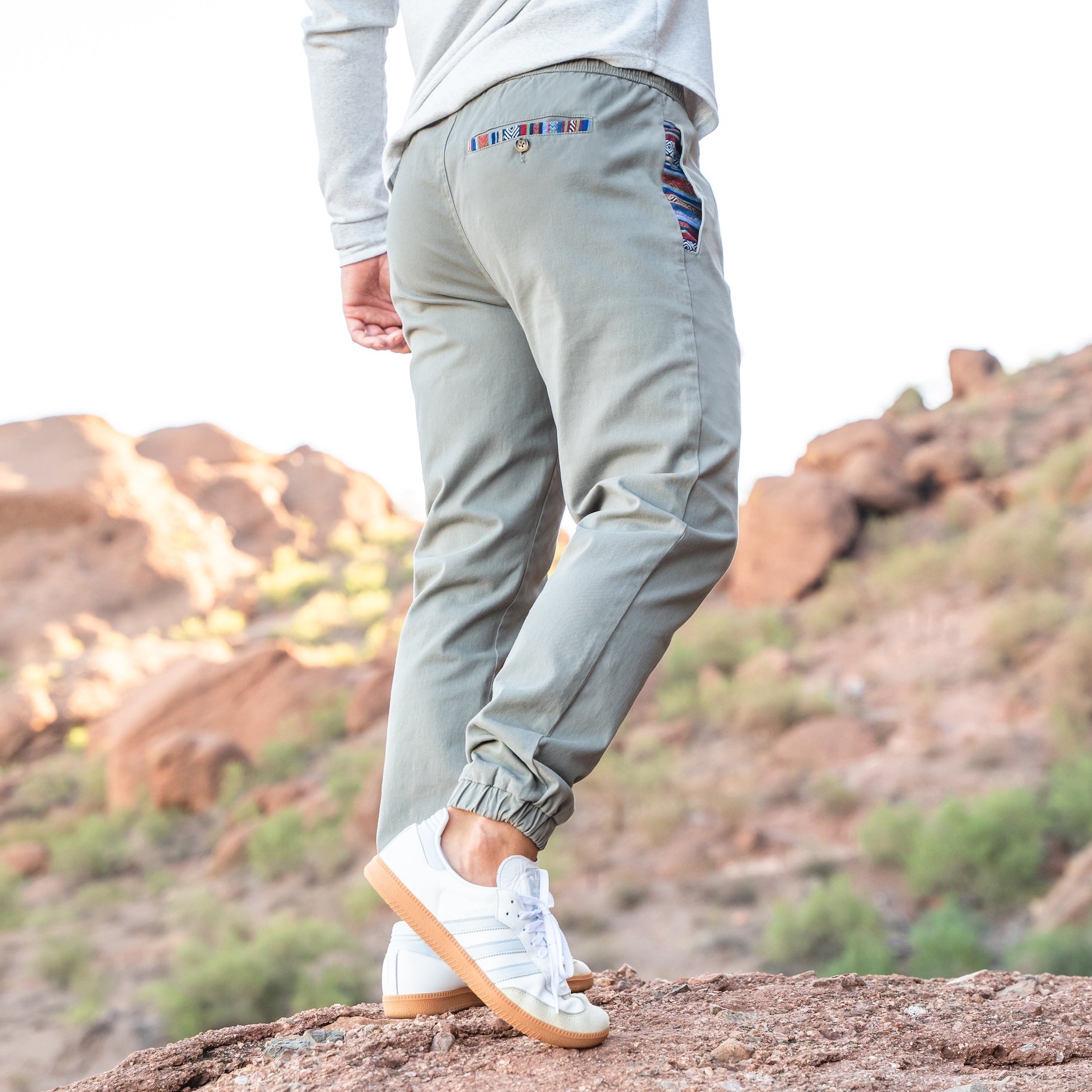 Jogger deportivo Brillare (elástico informal) - Ash