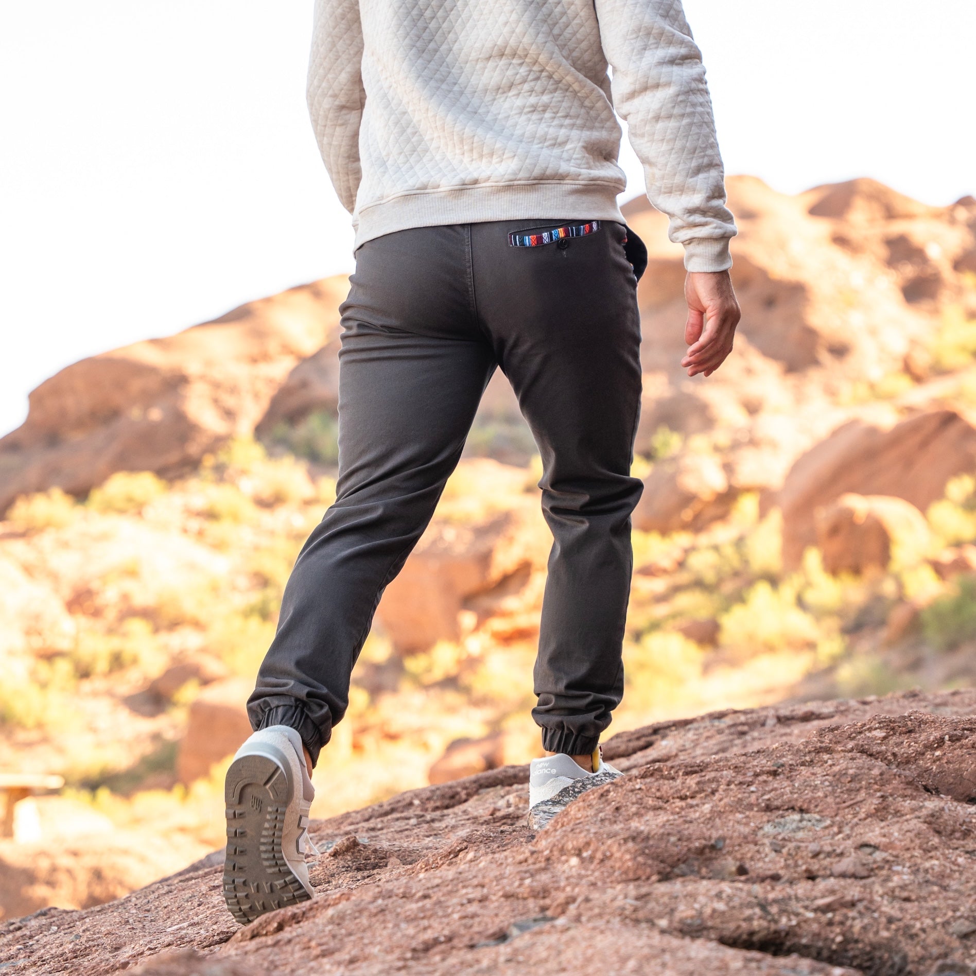Jogger deportivo Brillare (elástico informal) - Charcoal
