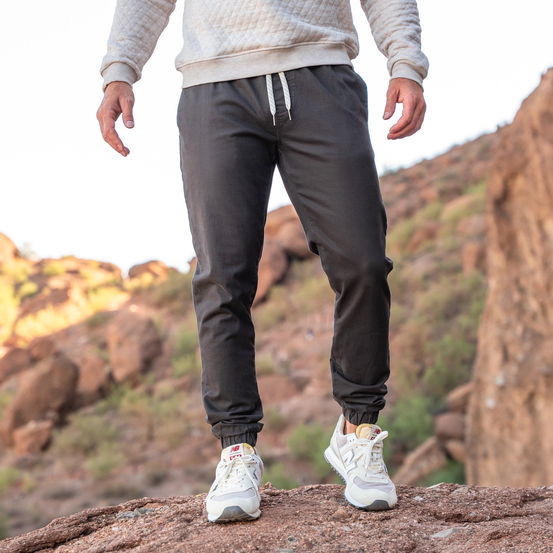 Jogger deportivo Brillare (elástico informal) - Charcoal