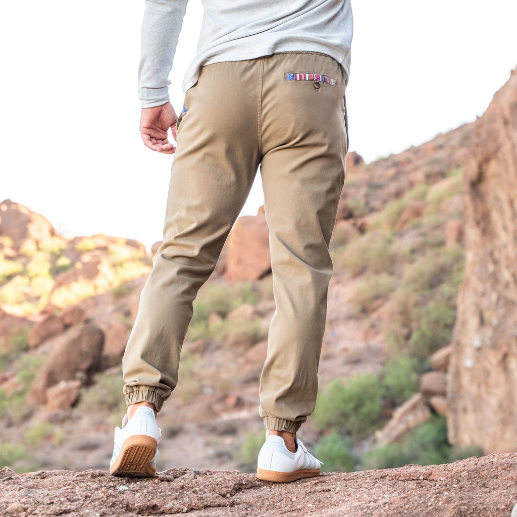 Jogger deportivo Brillare (elástico informal) - Gobi