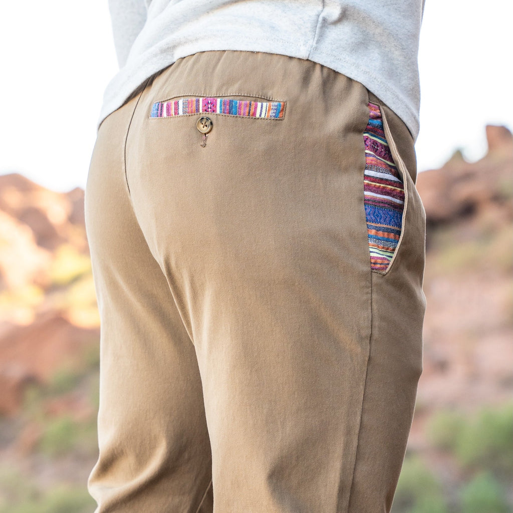 Jogger deportivo Brillare (elástico informal) - Gobi