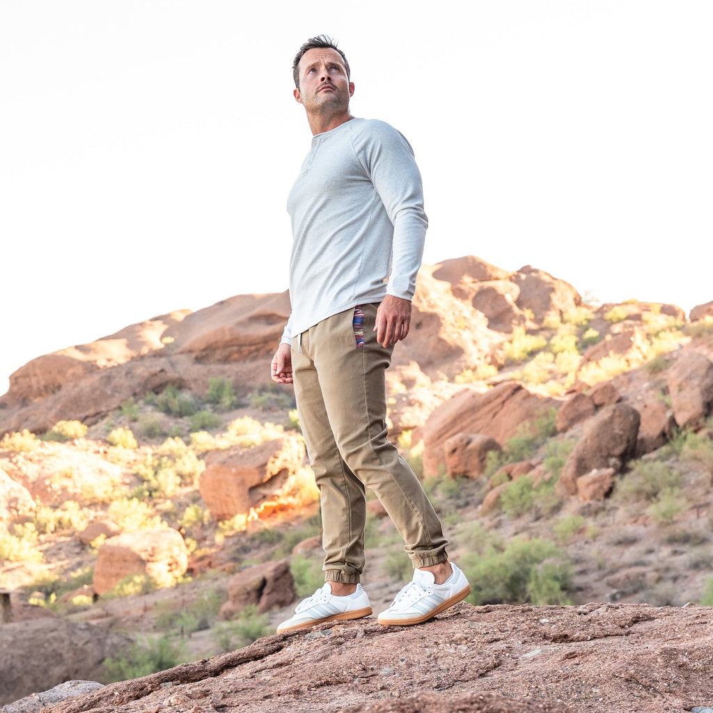 Jogger deportivo Brillare (elástico informal) - Gobi