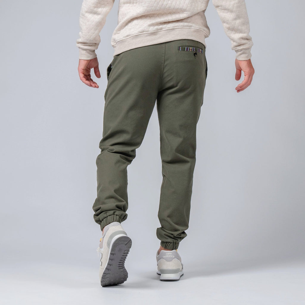 Jogger deportivo Brillare (elástico informal) - Olive