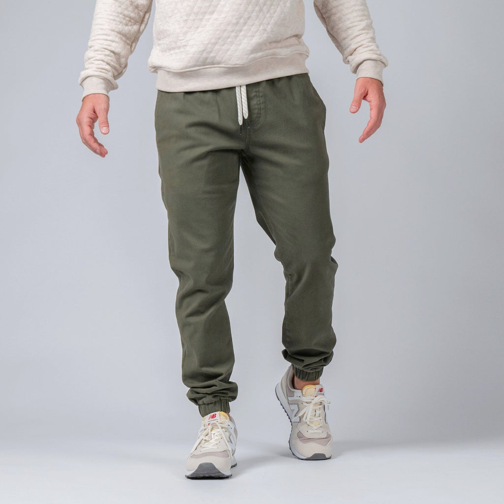 Jogger deportivo Brillare (elástico informal) - Olive