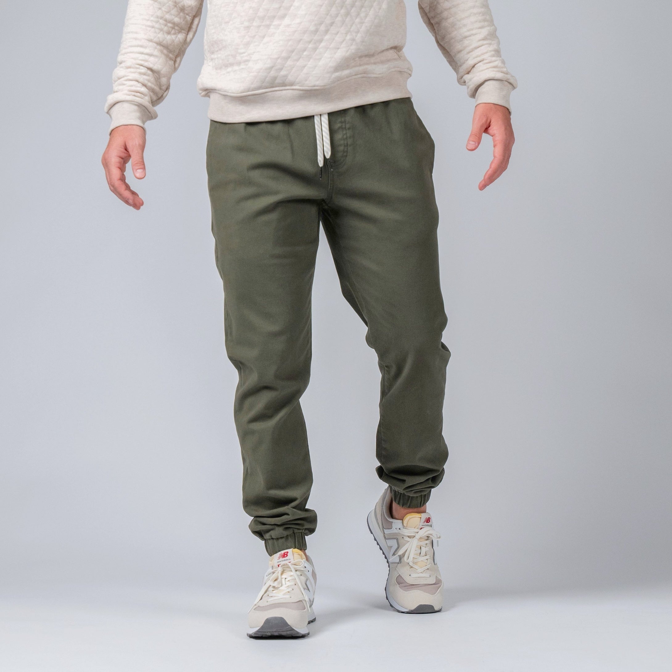 Jogger deportivo Brillare (elástico informal) - Olive