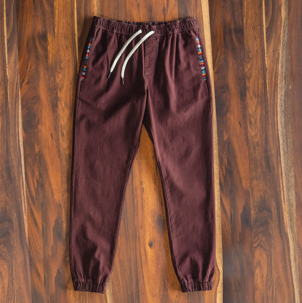 Jogger deportivo Brillare (elástico informal) - Merlot