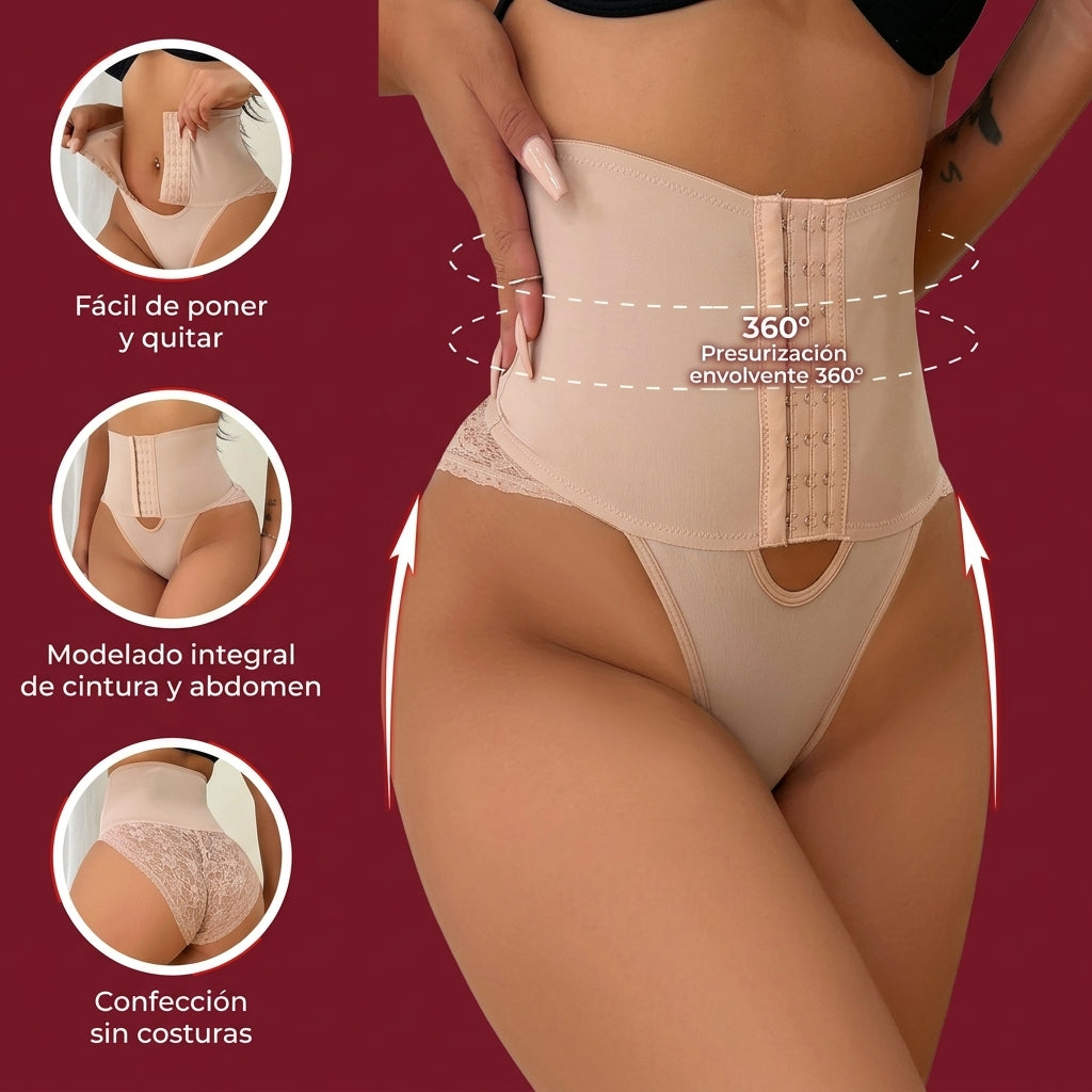 Patie faja control de abdomen y encaje.