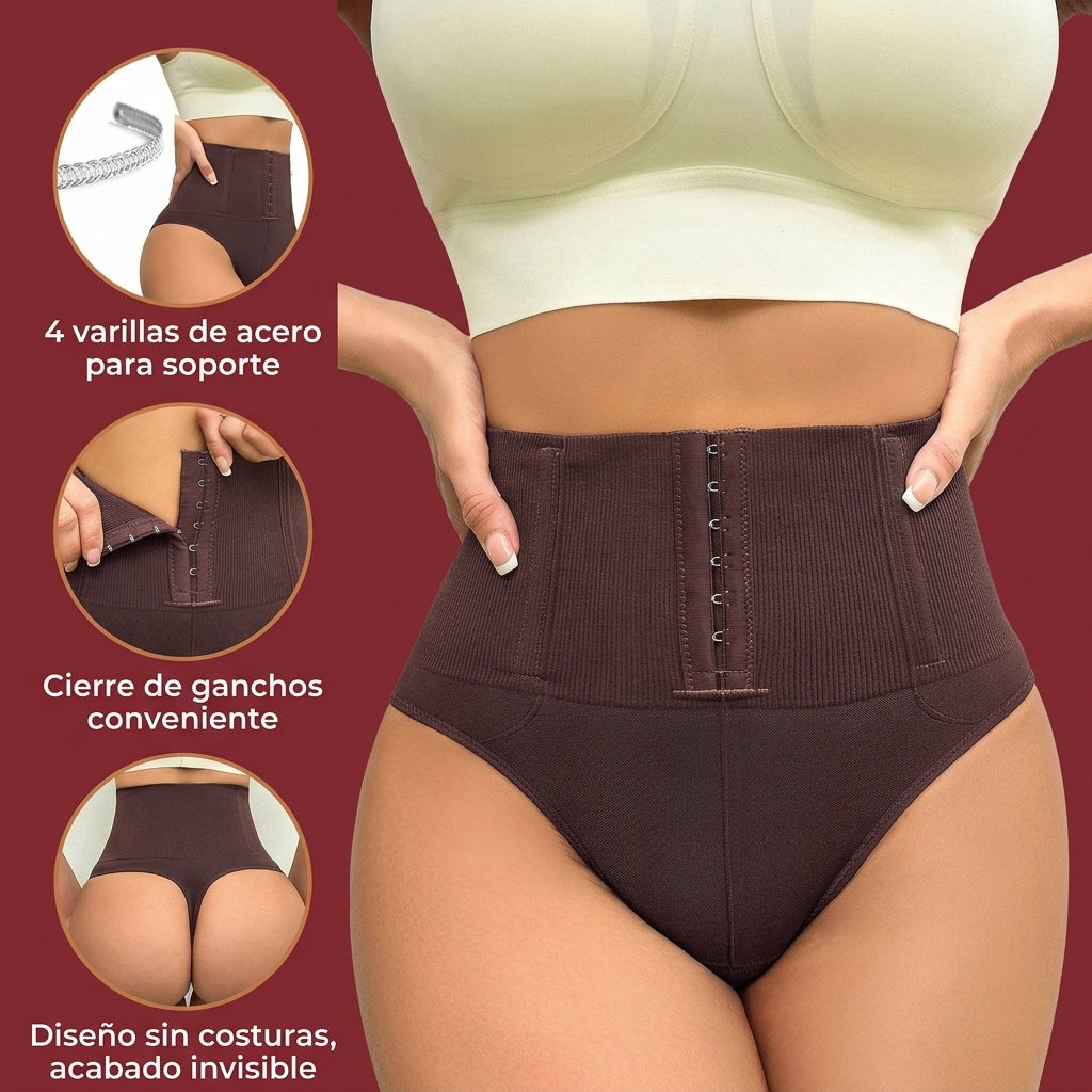 Pantie moldeador tipo tanga, para control del abdomen.