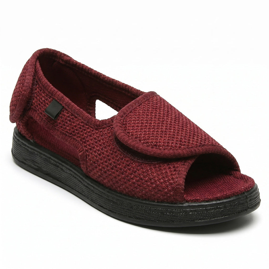 Sandalias Horma Ancha Chelsea Rojo