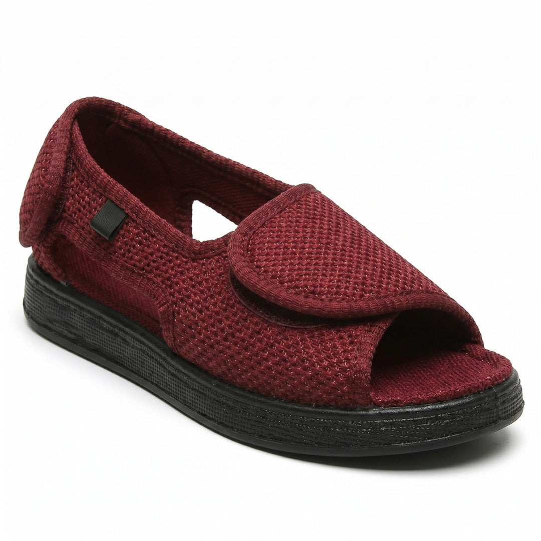 Sandalias Horma Ancha Chelsea Rojo