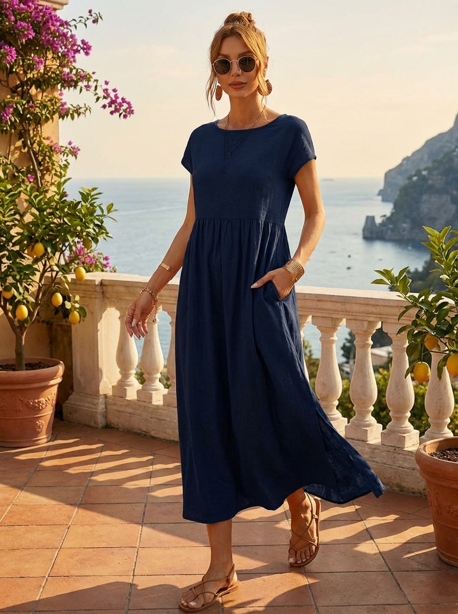 Gabrielle™ — Elegancia atemporal, vestido fluido