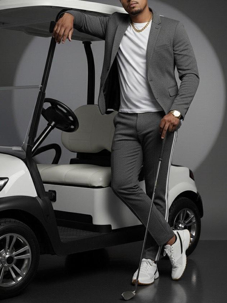 Conjunto moderno de blazer y pantalón