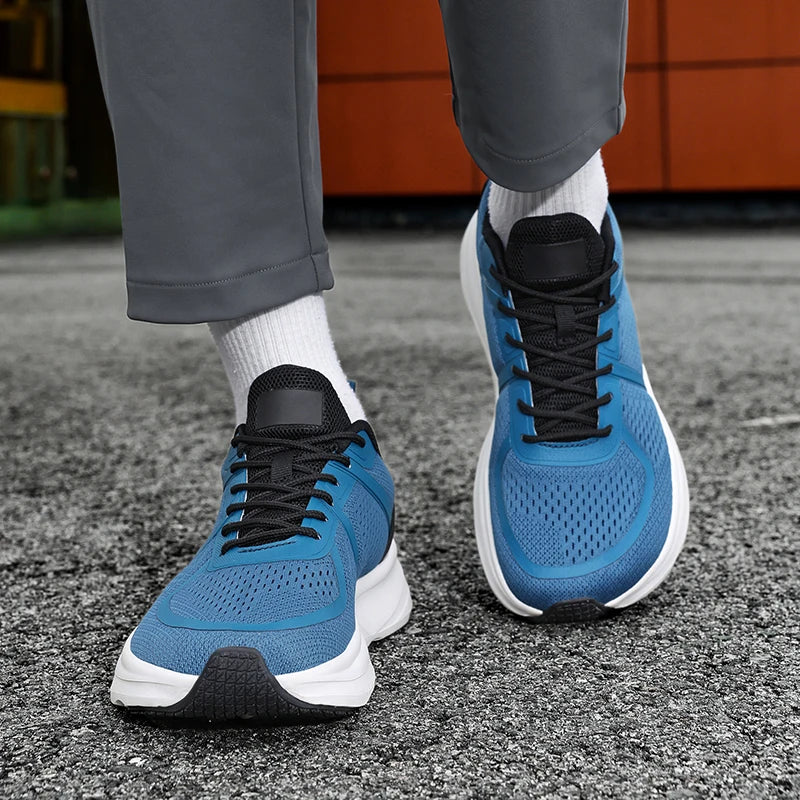 Barefoot Shoes for Men Zero Drop Wide Toe Box Sneakers Minimalist Lace Up Lightweight Breathable Running Shoes Gym Shoes Outdoor